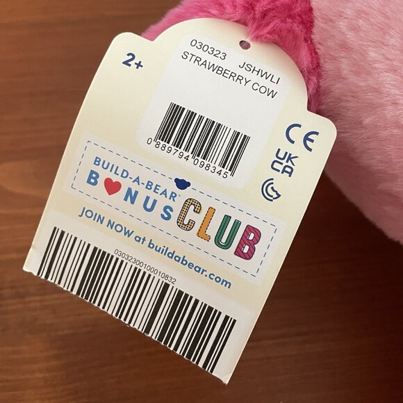 Build-A-Bear Strawberry Cow Plush - Picture 8 of 9